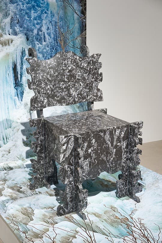 Naga2020 · Marble · 500x600x900mm · 2020 (출처= 021갤러리) · Naga2020 · Marble