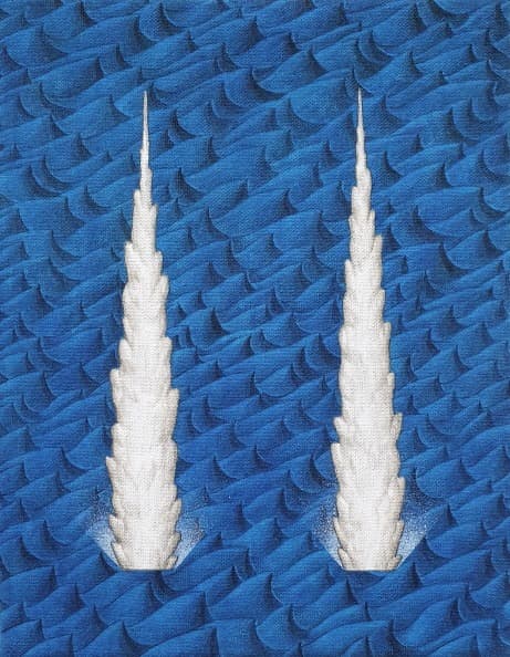 Plop, plop · Acrylic on canvas · 27x22cm · 2021 (출처= 학고재 갤러리) · Plop, plop · Acrylic on canvas