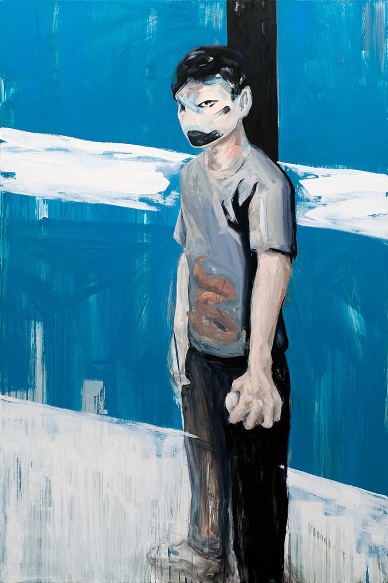 어느 시절 · Oil on canvas · 145x97cm · 2020 (출처= 플레이스막) · a certain time · Oil on canvas