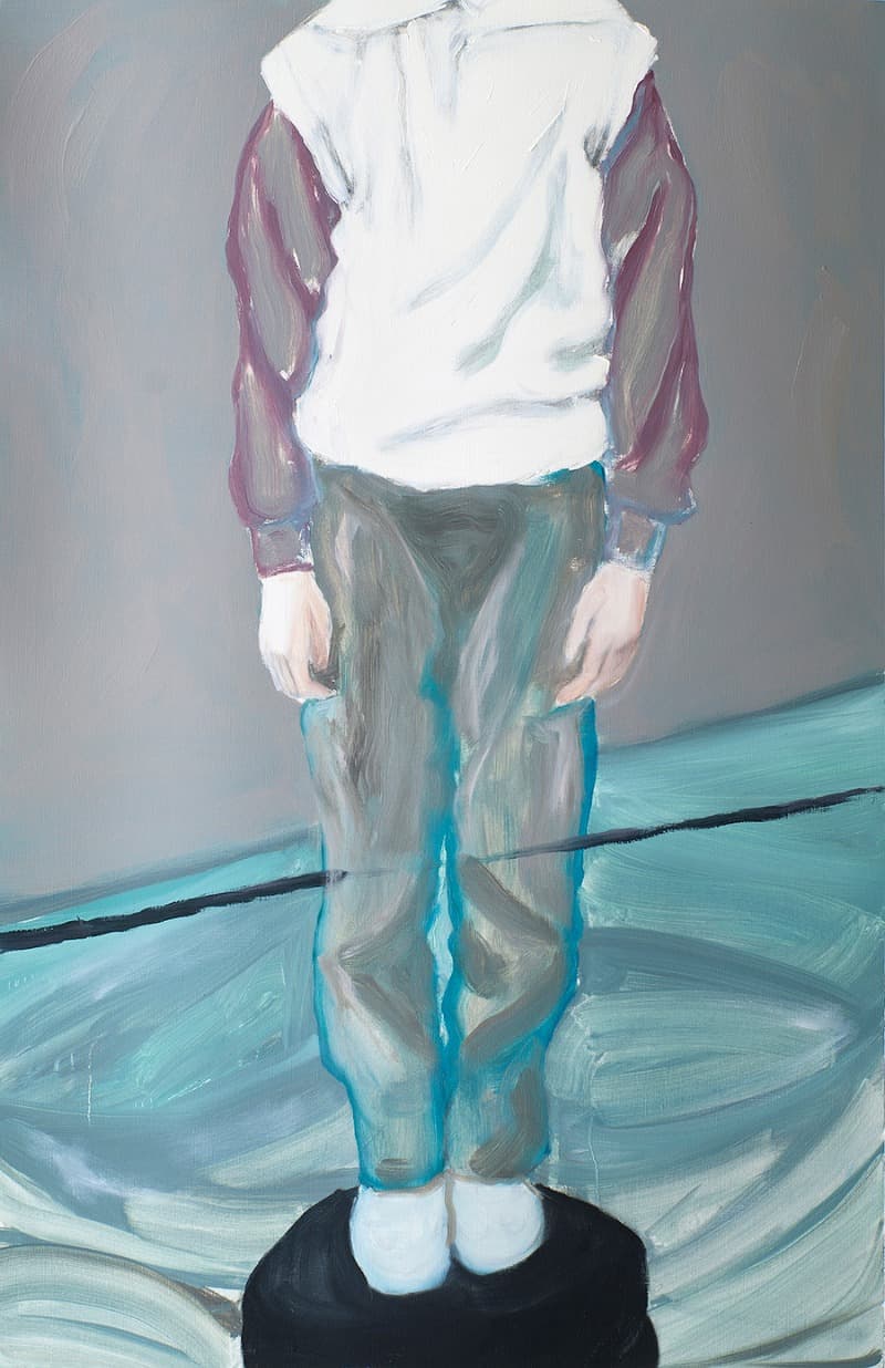 섬 · Oil on paper · 98x63cm · 2018 (출처= 플레이스막) · Island · Oil on paper