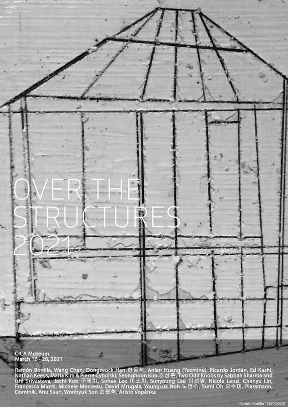 Over the Structures 2021 전시 포스터