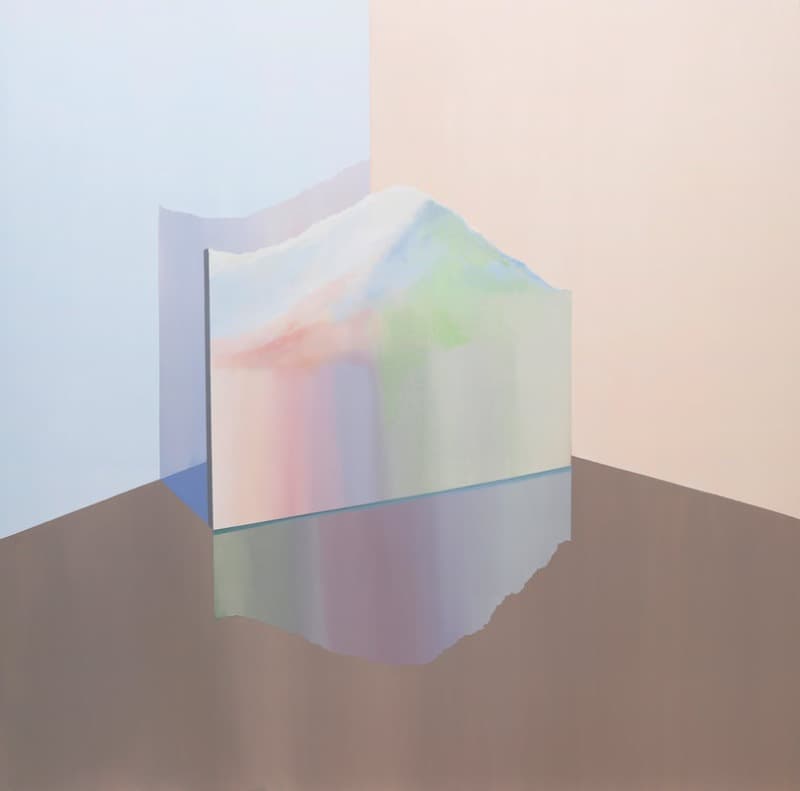 toned landscape · Oil on canvas · 120x120cm · 2019 (출처= 더 트리니티) · toned landscape · Oil on canvas