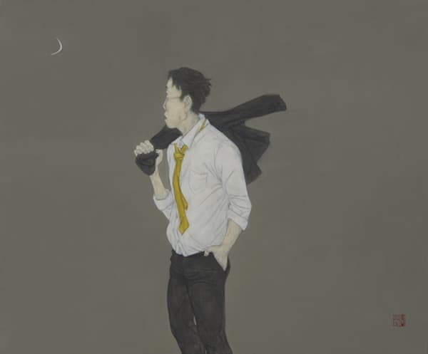 하루하루 · 한지에 채색 · 60.6×72.7cm · 2021 (출처= 한원미술관) · day