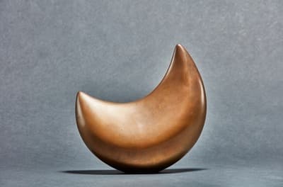 0 99-7-1 (부제: 달빛) · Bronze · 1999 (출처= 성북구립 최만린미술관) · 0 99-7-1 · Bronze