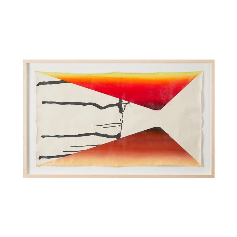 진심 Sincere · 광목 천에 유화와 먹 · 99 x 57.5 cm · 2021 (출처=아트스페이스그로브)