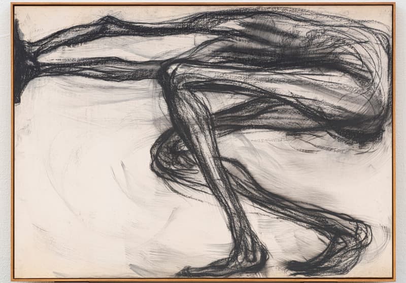 무제(Untitled) · 종이에 콩테 · 79 × 110cm · 1990 (출처= 부산시립미술관) · Untitled · Conte on paper