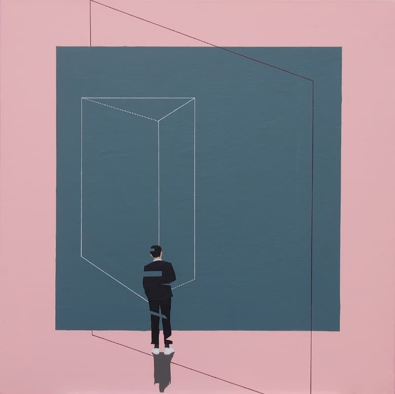 노연이 세계 II_ · acrylic on canvas · 85x85cm · 2017 ( 이미지 제공 = KT&G 상상마당)