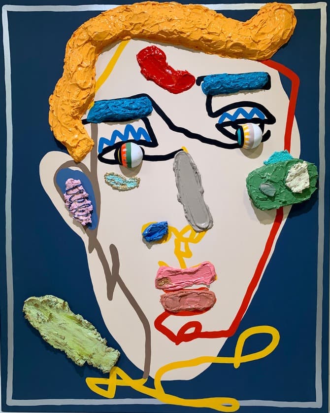김혜인, Mid-tone · 캔버스에 혼합매체 · 90 x 73cm · mixed media on canvas
