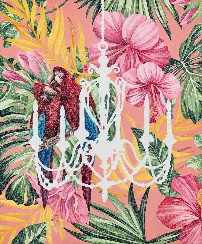 서지은, ILLUSION_0009A · 장지에 채색 · 72.7 x 60.6 cm · 2020