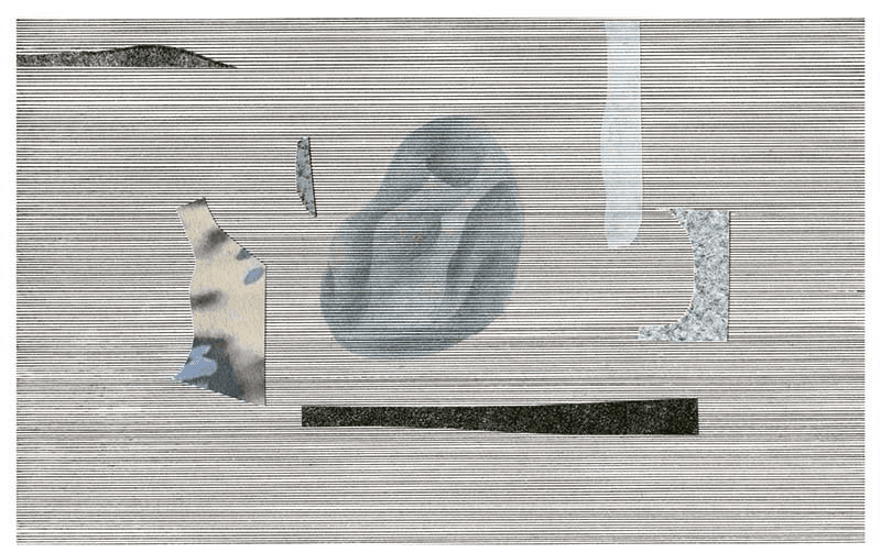 Encounter vol.3 · pen, pencil collage on paper · 13x21cm · 2018 (출처= 페이지룸8)