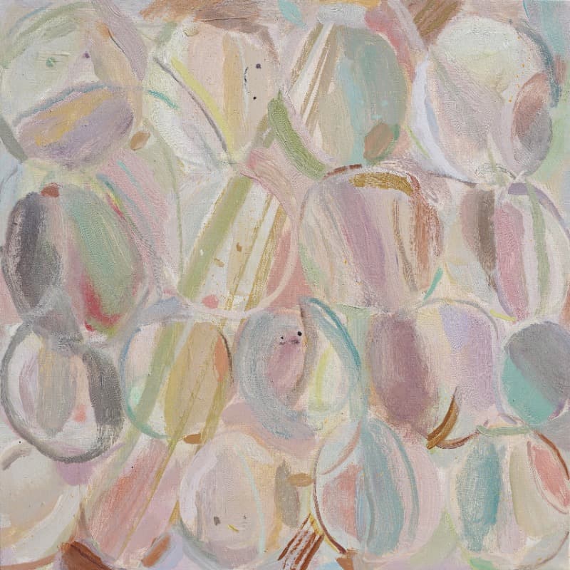 Oil on canvas · 45x45cm · 2020 (출처= 이유진갤러리) · Oil on canvas