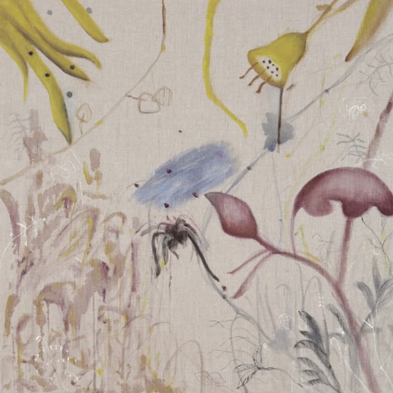 uneasy symbiosis #20-10 · Acrylic on canvas · 91x91cm · 2020 (이미지 제공 =  갤러리 너트) · uneasy symbiosis #20-10 · Acrylic on canvas