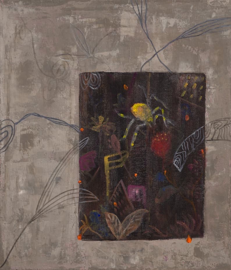 Uneasy symbiosis #21-1 · Acrylic on canvas · 53x 45.5 cm · 2021 (이미지 제공 =  갤러리 너트) · Uneasy symbiosis #21-1 · Acrylic on canvas