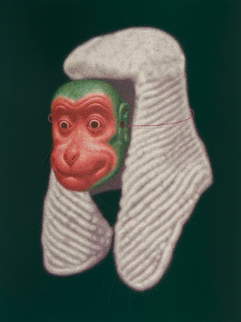 너는 묻고 나는 답하다(0722) · Acrylic, paper on canvas · 162x122cm · 2021 (출처= 호리아트스페이스)
