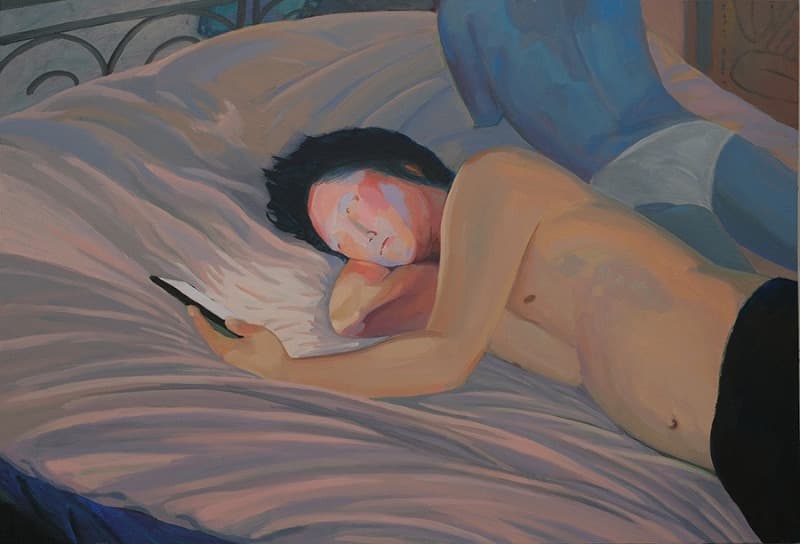 요란한 순간 · acrylic on panel · 75x51cm · 2021 (출처= 플레이스막1)