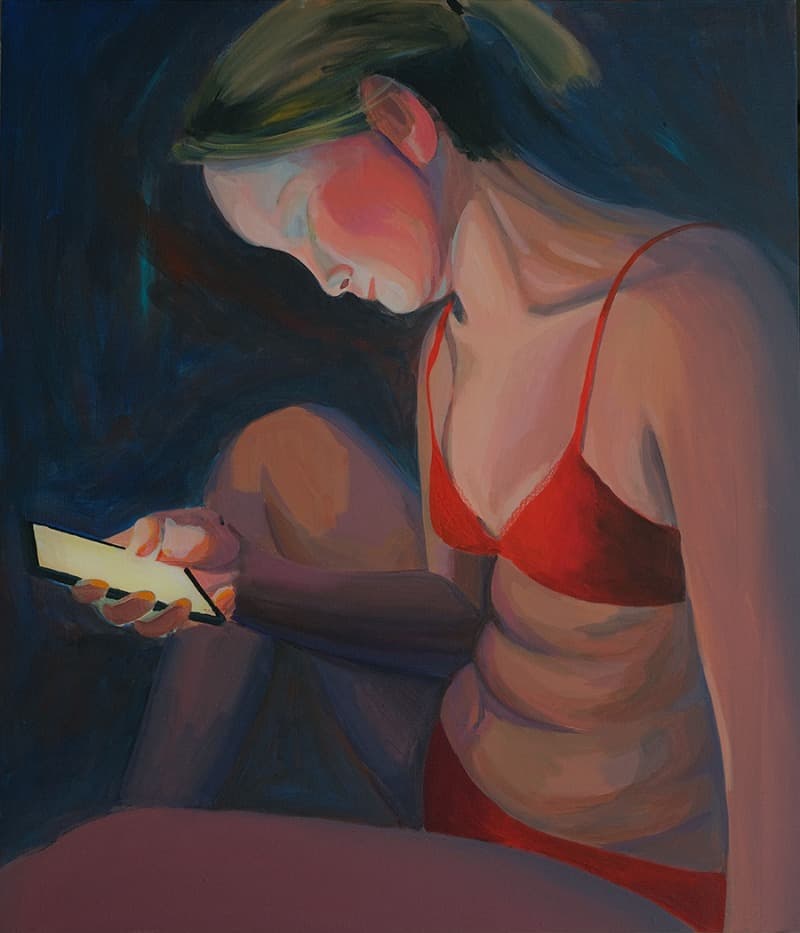 내일의 날씨 · acrylic on panel · 45.5x53cm · 2021 (출처= 플레이스막1)