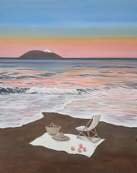 쉼에서 바라보다3 · Acrylic on canvas · 91 x 72cm · 2021 (출처= 솅겐갤러리)