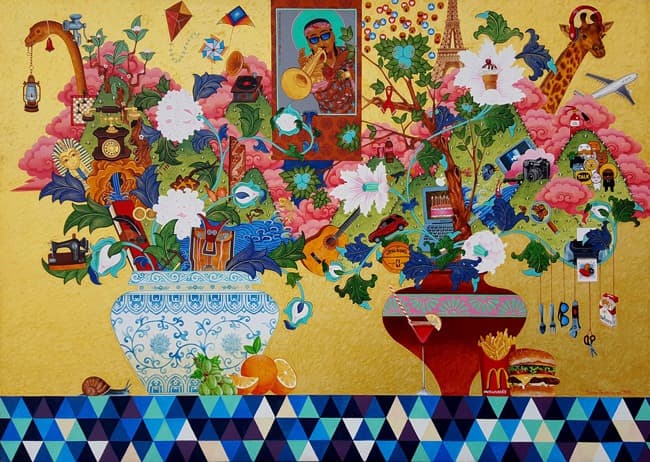 Choice · Acrylic on canvas · 70 x 100cm · 2018 (출처= 레드엘갤러리) · Choice · Acrylic on canvas