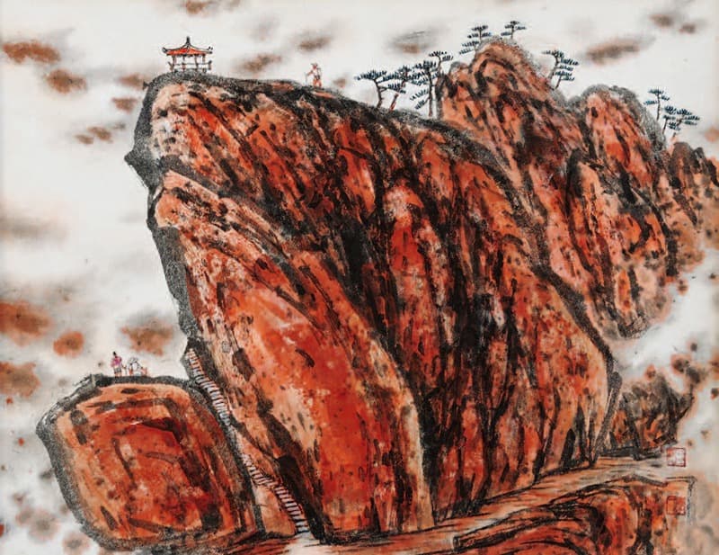 선경 - 황산(仙境 - 黃山) 2 · 68 x 55 cm · 2016