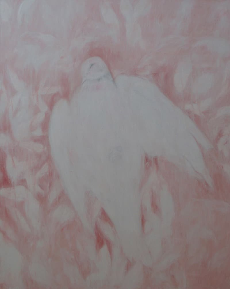 추모 · oil on canvas · 90.9x72.7cm · 2021 (이미지 제공 = 갤러리 너트) · oil on canvas