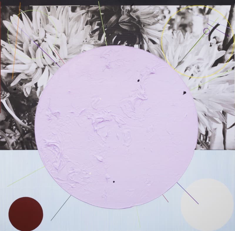 이희준_My Everything for You · 캔버스에 포토콜라주, 아크릴채색 · 130.2×130.2cm · 2020 (출처= 신세계갤러리 센텀시티)