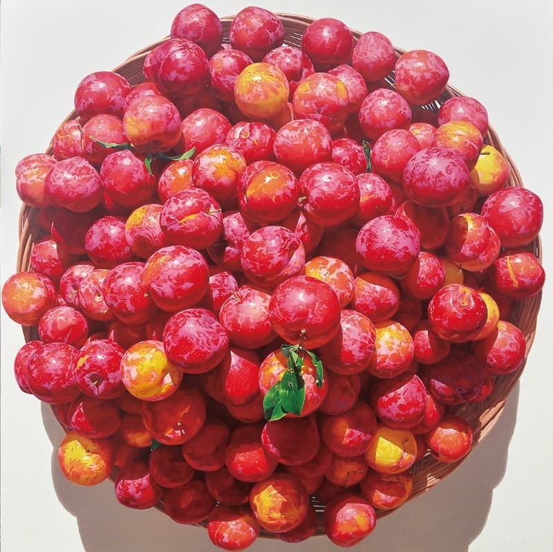 자두-21 · Oil on canvas · 150×150cm · 2021 (출처= 신세계갤러리대구)