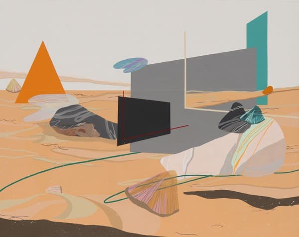 모래상영 · Acrylic on canvas · 130.3 x 162.2cm · 2021 (출처= 모리스갤러리)