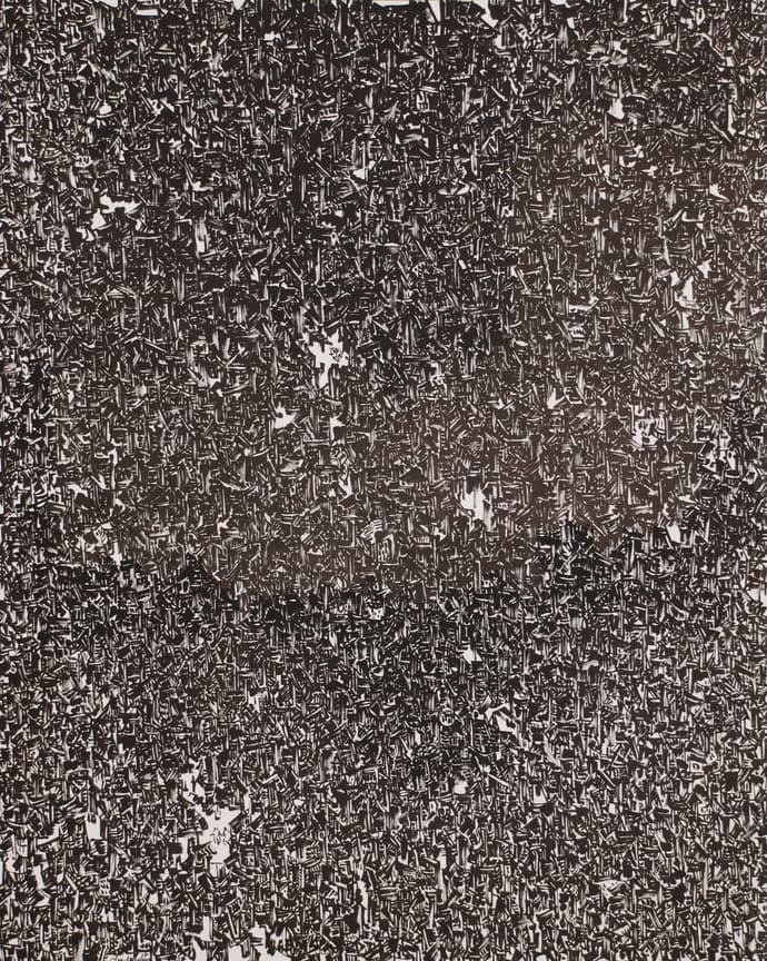 이철량 - City 15-30 · 캔버스에 수묵 · 160×132cm · 2015 [출처] 포항시립미술관 홈페이지