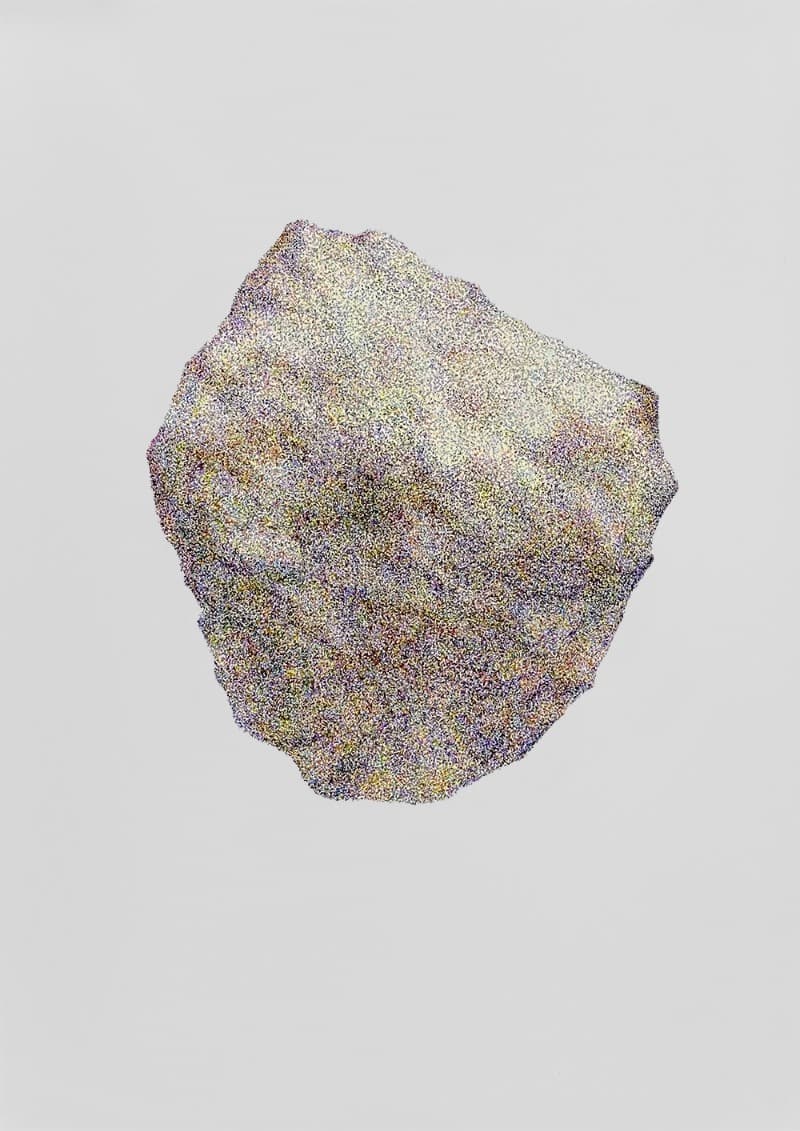 손선경, Stone(no.202105_00107) · 종이에 펜 · 75x53cm · 2021 (이미지 제공 = 페이지룸8)