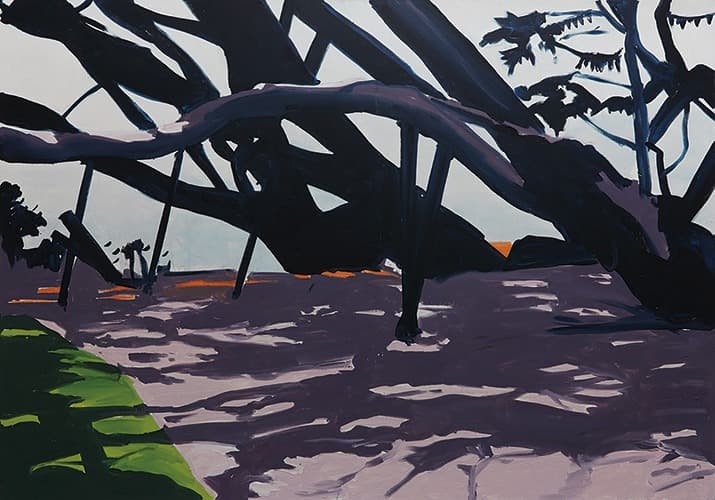 Shaded · Oil on canvas · 140 x 200 cm · 2020 (출처= 갤러리바톤) · Shaded · Oil on canvas