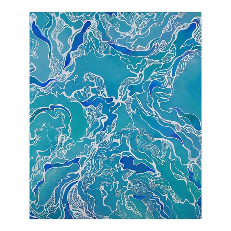 Bright of soul · 장지에 채색 · 72.7x60.6cm · 2020 (출처= schengen gallery) · Bright of soul