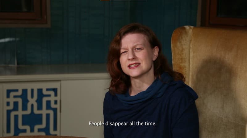 Disappeared · 영상 스틸, 싱글 채널 비디오, HD · 7분 30초 · 2021 (출처= 온수공간) · Disappeared