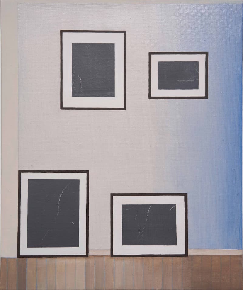 Pictures · acrylic on canvas · 45.5x37.9cm · 2021 (이미지 제공 = 김주눈) · Pictures · acrylic on canvas
