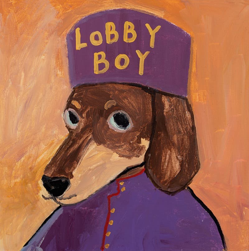 Lobby Boy · 45.5 x 45 cm