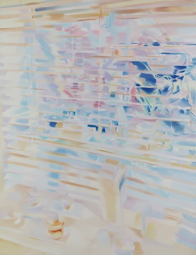 Perfume shop · Oil on canvas · 145.5x 112.1cm · 2021 (출처= 갤러리도스) · Perfume shop · Oil on canvas