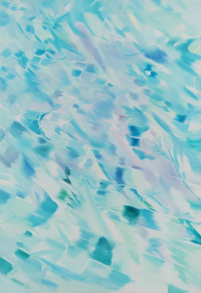 Pool · Oil on canvas · 116.7x 80.3 cm · 2021 (출처= 갤러리도스) · Pool · Oil on canvas