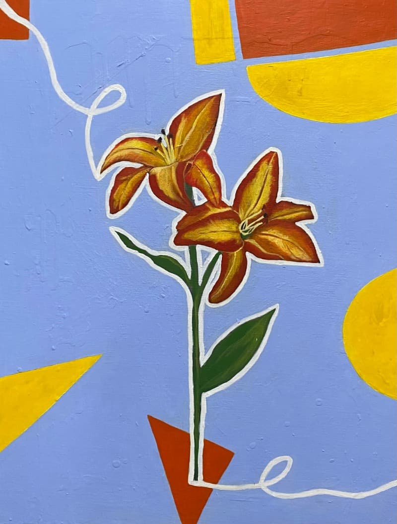 생의리듬2 · Acrylic on canvas · 65.1x50.0cm · 2021 (이미지 제공 = 갤러리 너트) · Acrylic on canvas