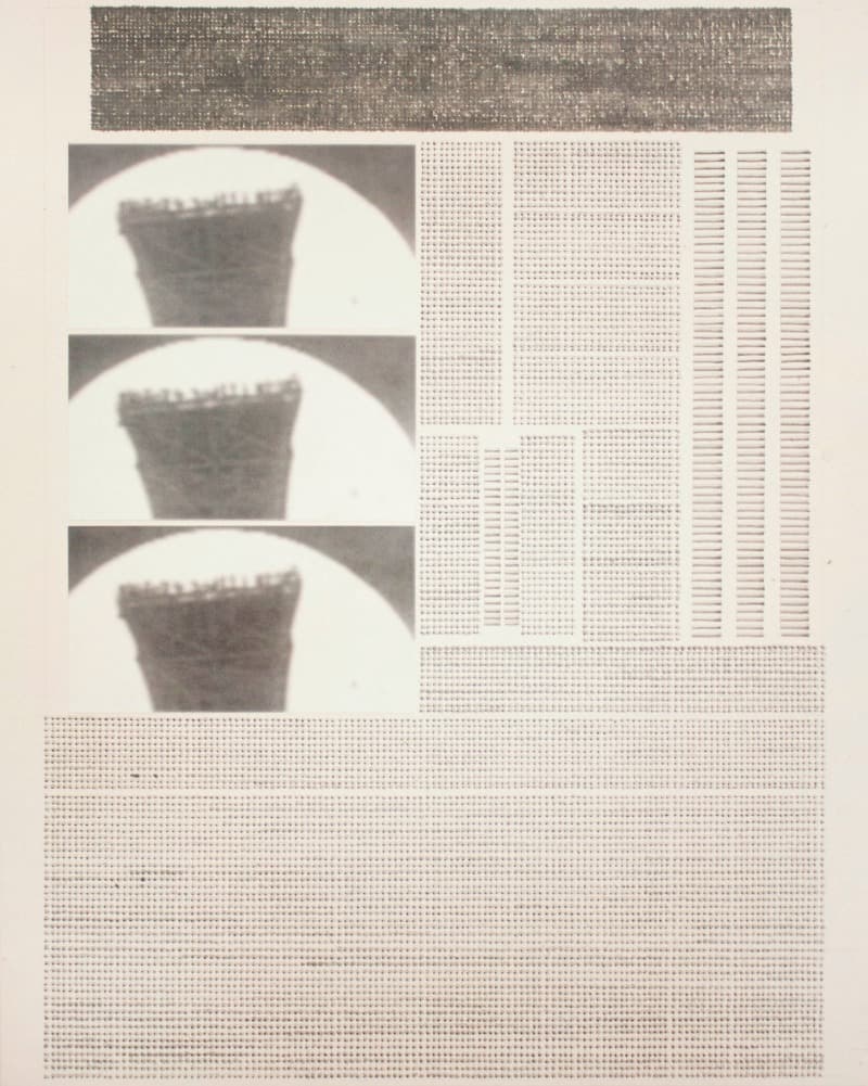 1994년 10월 21일 (출근길 날벼락) · 한지에 먹, 잉크젯 프린트 · 162.3cm x 130cm · 2021 (이미지 제공 = 갤러리 너트)