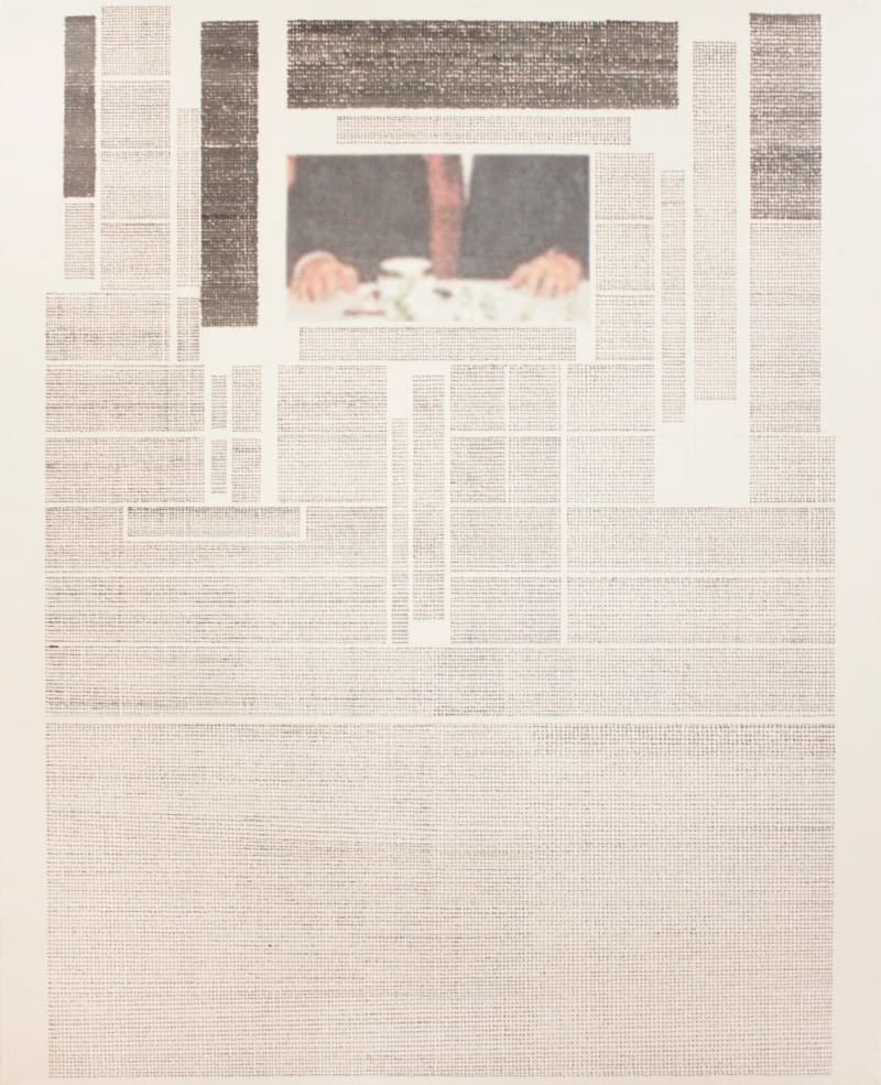 1997년 11월 22일 (IMF 구제금융 공식요청) · 한지에 먹, 잉크젯 프린트 · 162.3cm x 130cm · 2021 (이미지 제공 = 갤러리 너트)