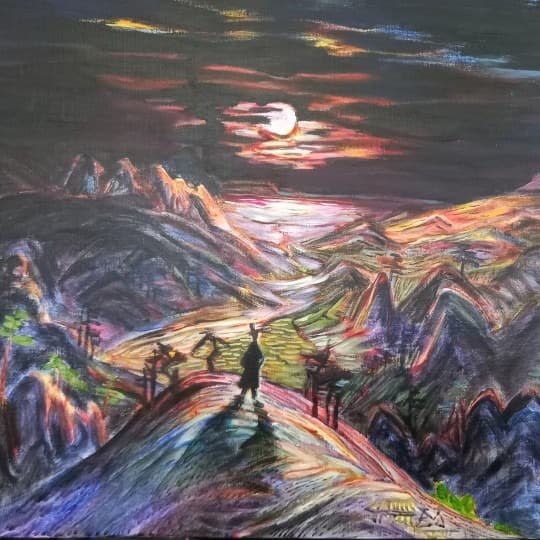 길종갑, 새벽 · 캔버스에 유채 · 53 x 40.9 cm · 2021 · oil on canvas