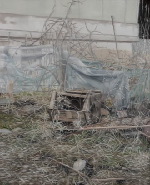 가까이 멀리 · Oil on canvas · 65.1 x 53.0cm · 2021 (출처= 교동미술관)