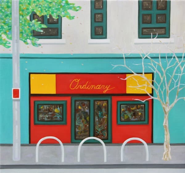 보통 · Oil on canvas · 45.5 x 45.5cm · 2021 (출처= 스펙트럼갤러리)