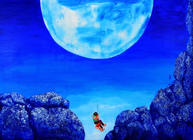 Love is... · Acrylic on canvas · 53.0 x 40.9cm · 2019 (출처= 남송미술관)