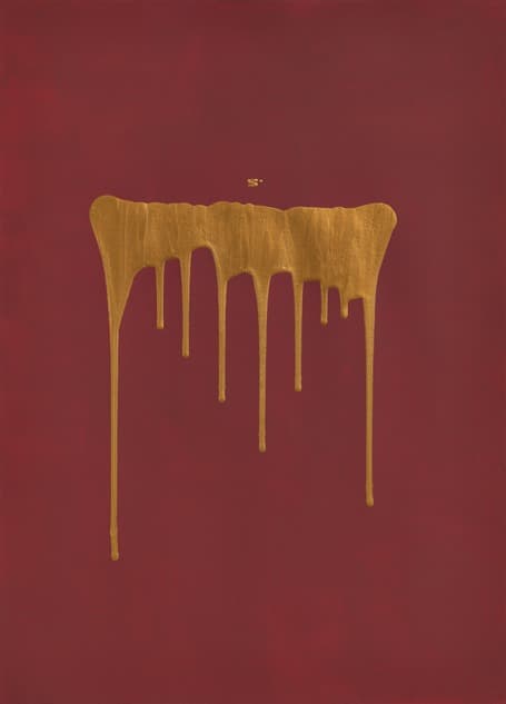 경배 I believe · Acrylic on Paper · 50 x 70cm · 2020 (출처= 레드엘갤러리)