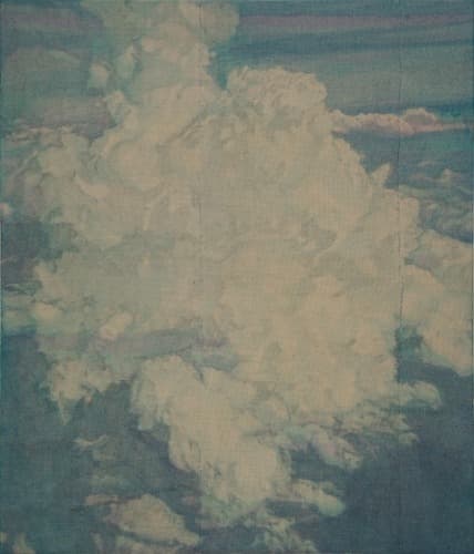 Clouds · graphite and acrylic on canvas · 53x45.5cm · 2021 (이미지 출처 = 갤러리2) · Clouds · graphite and acrylic on canvas