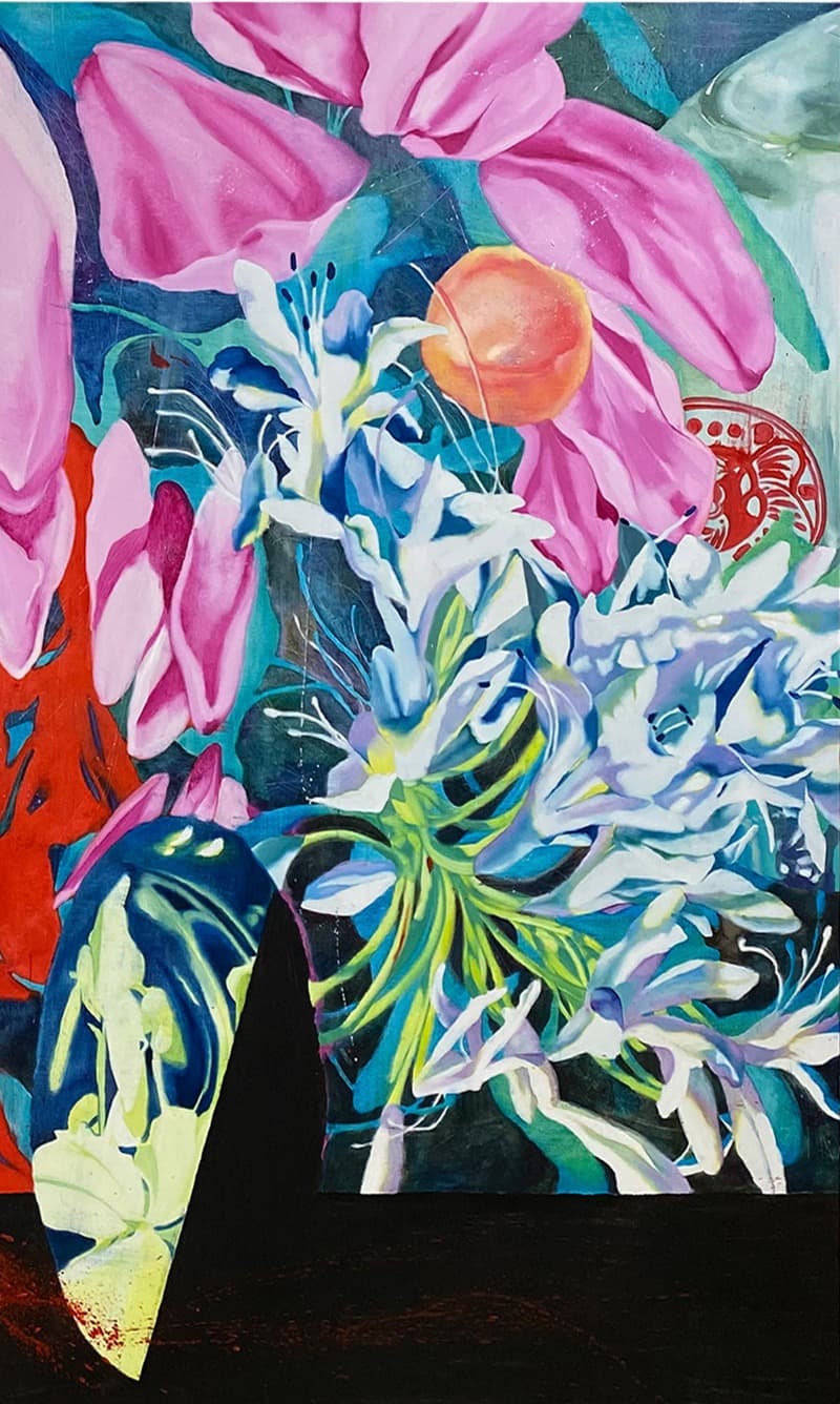 Chaehee Shin, I Don't Remember · Oil on canvas · 162.2x97cm · 2021 (출처= 아트스페이스3) · Chaehee Shin, I Don't Remember · Oil on canvas