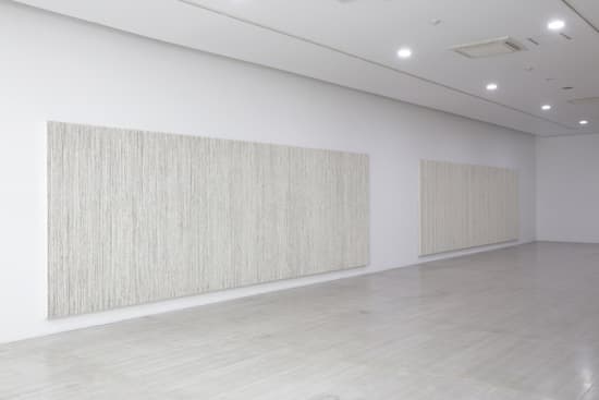 Untitled · 한지에 먹(Ink on Korean paper) · 전시전경 · 2016 (출처= 대구미술관) · Untitled · Ink on Korean paper