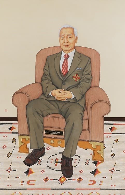 이승만 대통령 초상 · 비단에 진채 · 179x115cm · 2020 (출처= 갤러리도스)