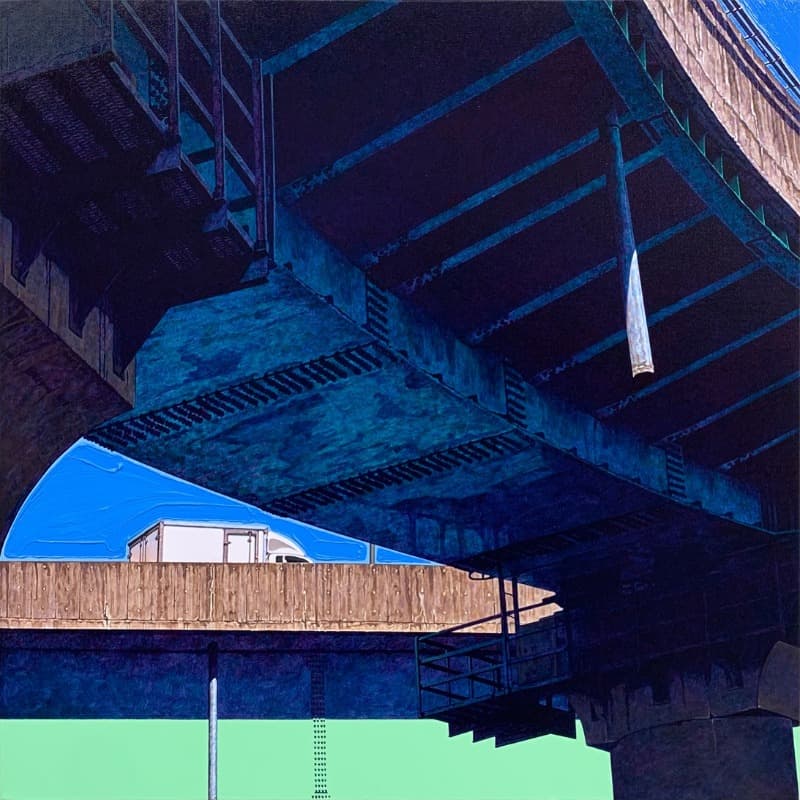 용비교 · oil on canvas · 72.7x72.7cm · 2020 (이미지 제공 = 아트스페이스영)