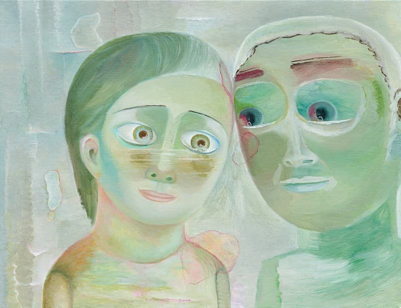 아무것도 너를2 · Oil on canvas · 50.3x70.4cm · 2016 - 2021 (출처= 갤러리담)